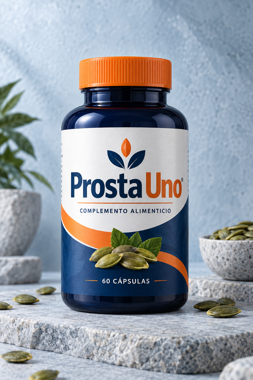 Frasco Prosta Uno, fórmula botánica de 60 cápsulas
